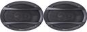 Nakamichi NSE6948 6x9" 3 Way Coaxial Speakers Pair