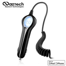 NAZTECH Rapid Car Charger for Apple iPod/iPhone 4 - Piano Black - Brand New