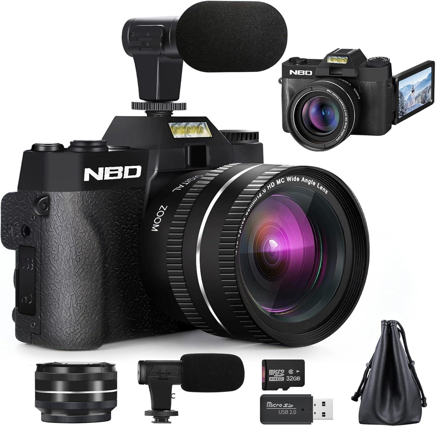 NBD  3.0" Flip Screen with 4K Video NBD Camera - Black - Excellent