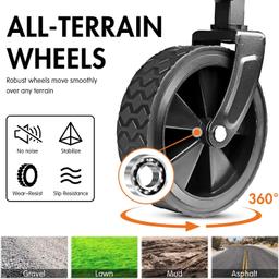 Neo-Tec Collapsible Foldable Wagon Bike - Black