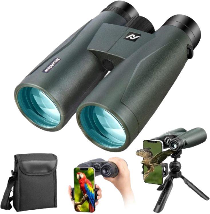 Nexiview  12x50 HD High Powered Large View Binocular - Green - Excellent