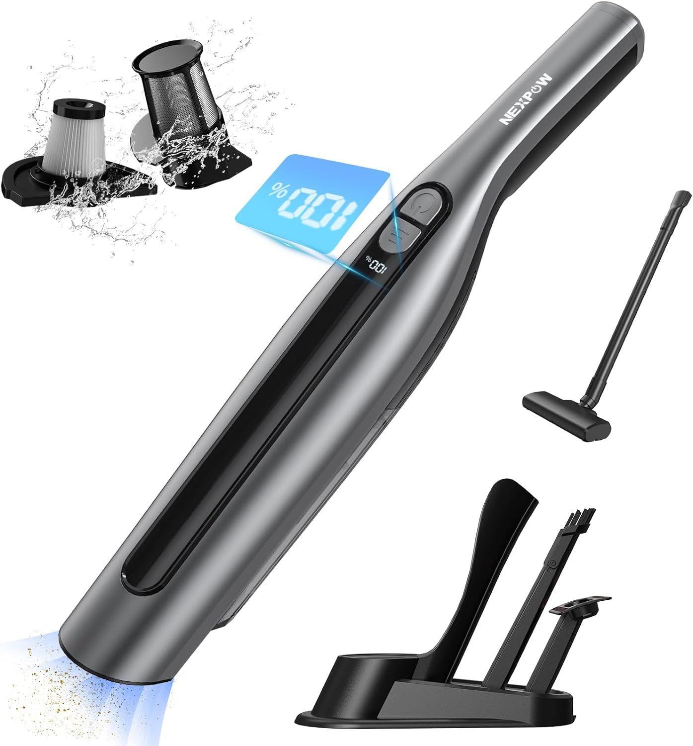 NEXPOW  18000PA Handheld Car Vacuum - Black - Excellent