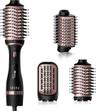 Nicebay HB-821 Hair Dryer Brush - Black/Rose Gold