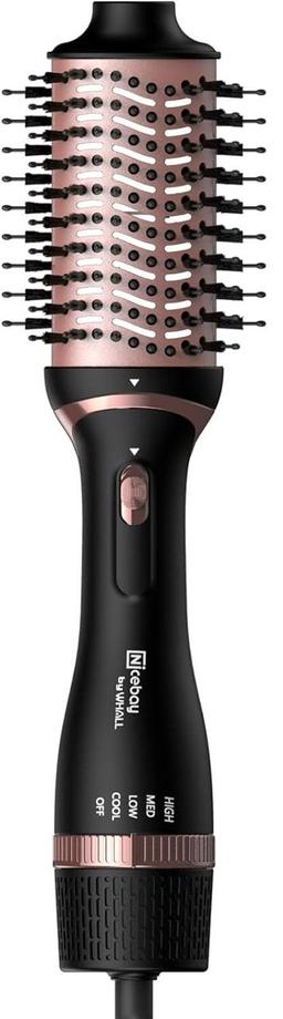 Nicebay HB-821 Hair Dryer Brush - Black/Rose Gold