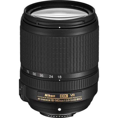 Nikon  AF-S DX NIKKOR 18-140mm f/3.5-5.6G ED VR - Black - Excellent