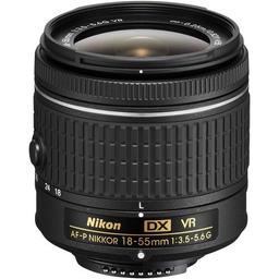 Nikon AF-P DX NIKKOR 18-55mm f/3.5-5.6G VR Lens - Black
