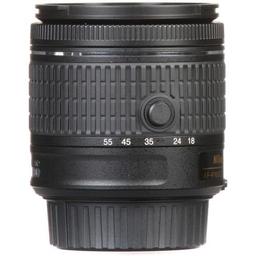 Nikon AF-P DX NIKKOR 18-55mm f/3.5-5.6G VR Lens - Black