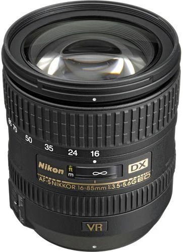 Nikon  AF-S DX 16-85mm f/3.5-5.6G ED VR Lens - Black - Excellent