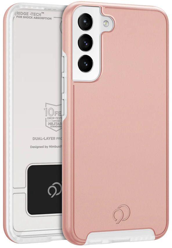 Nimbus9  Cirrus 2 Series Phone Case for Galaxy S22 (5G)  - Rose Gold/Frost - Brand New