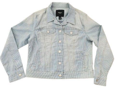 Nine West Jeans Sarah Denim Jacket M - Pisa Stripe