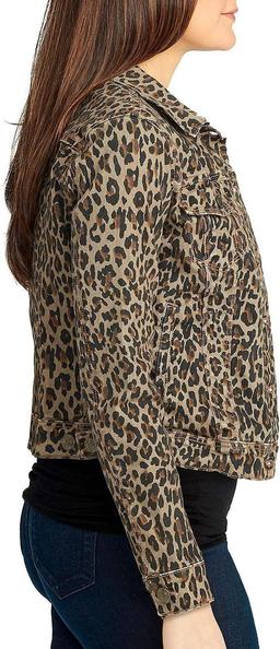 Nine West Jeans Sarah Denim Jacket S - Tan Bengal Bonanza