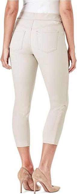 Nine West Women's Heidi Pull-On Skinny Crop Jeans 8 - Travertine