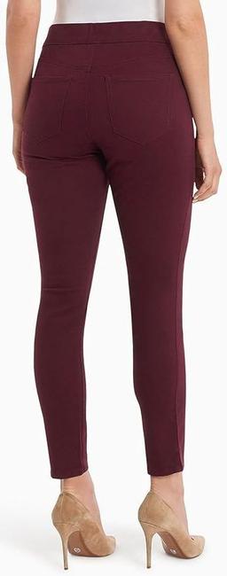 Nine West Women's Heidi Pull-On Skinny Jeans 4 - Cabernet