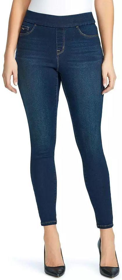 Nine West Women's Heidi Pull-On Skinny Jeans 4 - Titan