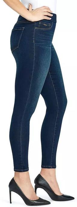 Nine West Women's Heidi Pull-On Skinny Jeans 4 - Titan
