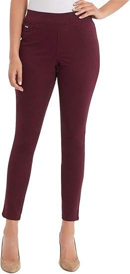 Nine West  Women's Heidi Pull-On Skinny Jeans 8 - Cabernet - Brand New
