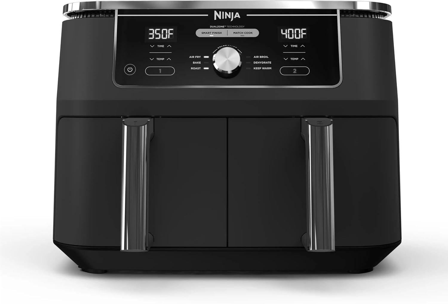 Ninja  DZ401 Air Fryer with DualZone Technology - Grey - Excellent