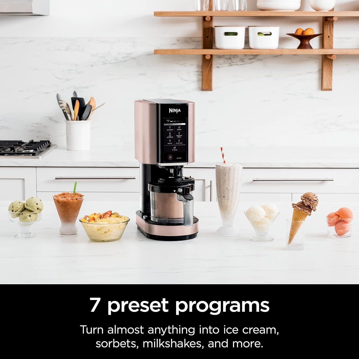 Ninja NC301 CREAMi Ice Cream Maker - Rose Gold
