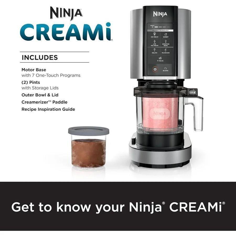 Ninja NC301 CREAMi Ice Cream Maker - Silver