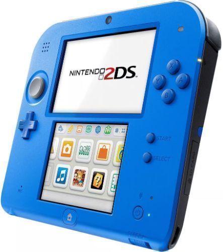Nintendo 2DS Handheld Gaming Console - 2GB - Electric Blue Mario Kart 7 Edition