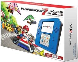 Nintendo 2DS Handheld Gaming Console - 2GB - Electric Blue Mario Kart 7 Edition