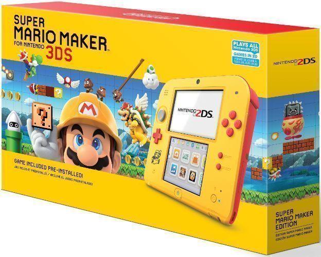 Nintendo 2DS Handheld Gaming Console - 2GB - Super Mario Maker Edition