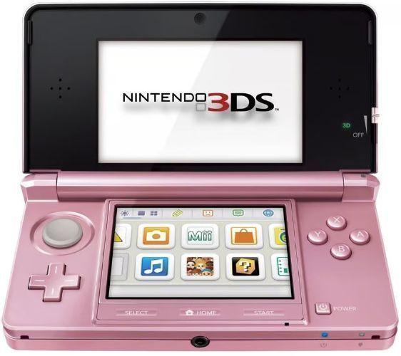 Nintendo 3DS Handheld Gaming Console 2GB in Pearl Pink in Excellent condition