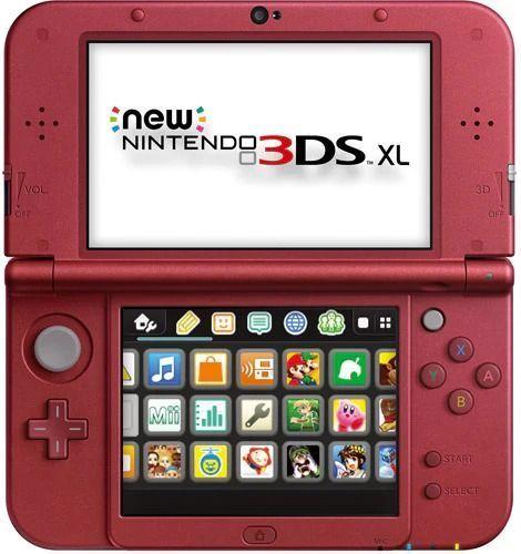 Nintendo 3DS XL Handheld Gaming Console 4GB in Red in Good condition