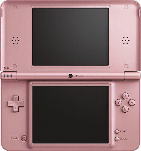 Nintendo DSi XL Handheld Gaming Console in Metallic Rose in Excellent condition