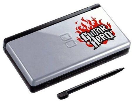 Nintendo DS Lite Handheld Gaming Console in Guitar Hero in Excellent condition