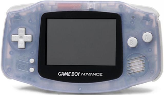 Nintendo Game Boy Advance Gaming Console in Clear Glacier in Excellent condition