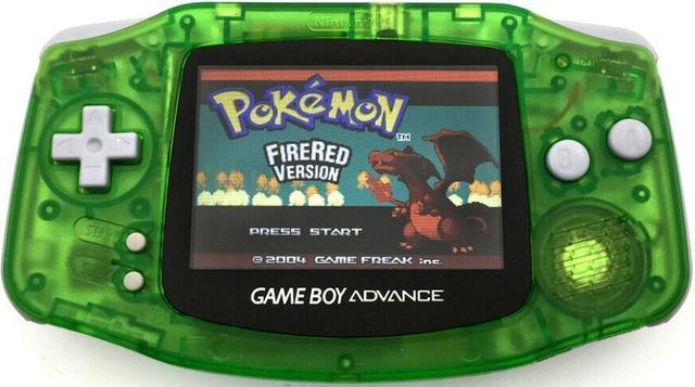 Nintendo Game Boy Advance Gaming Console in Transparent Green in Excellent condition