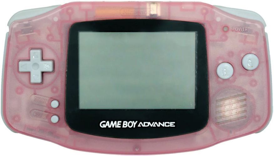 Nintendo Game Boy Advance Gaming Console - Fuchsia Clear Pink