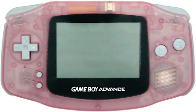 Nintendo Game Boy Advance Gaming Console in Fuchsia Clear Pink in Excellent condition