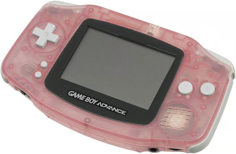 Nintendo Game Boy Advance Gaming Console - Fuchsia Clear Pink