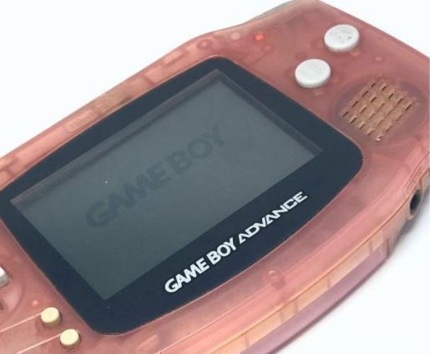 Nintendo Game Boy Advance Gaming Console - Fuchsia Clear Pink