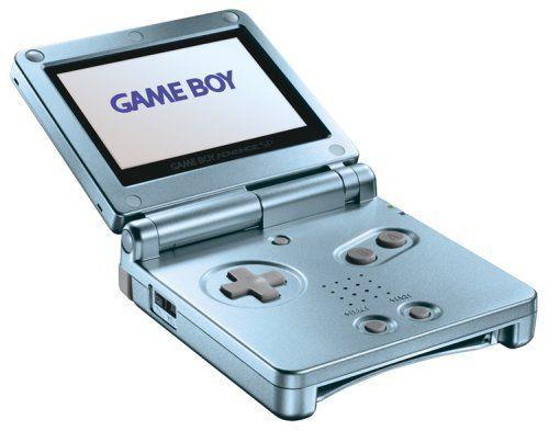 Nintendo Game Boy Advance SP Gaming Console in Pearl Blue in Excellent condition
