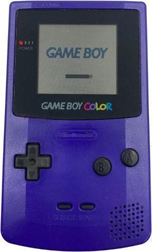 Nintendo Game Boy Color Gaming Console in Purple in Excellent condition