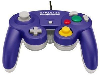 Nintendo  GameCube Controller - Indigo/Clear - Excellent