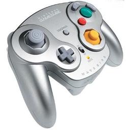 Nintendo GameCube Wavebird Wireless Controller - Platinum