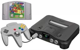 Nintendo N64 Console System Bundle - Default