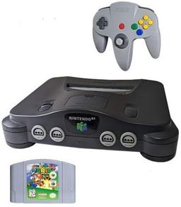 Nintendo N64 Console System Bundle - Default