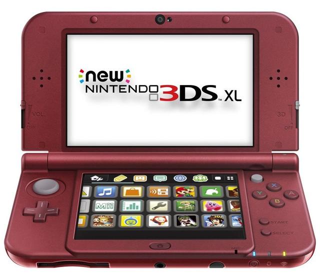 Nintendo New 3DS XL Handheld Gaming Console 2GB in Red in Excellent condition