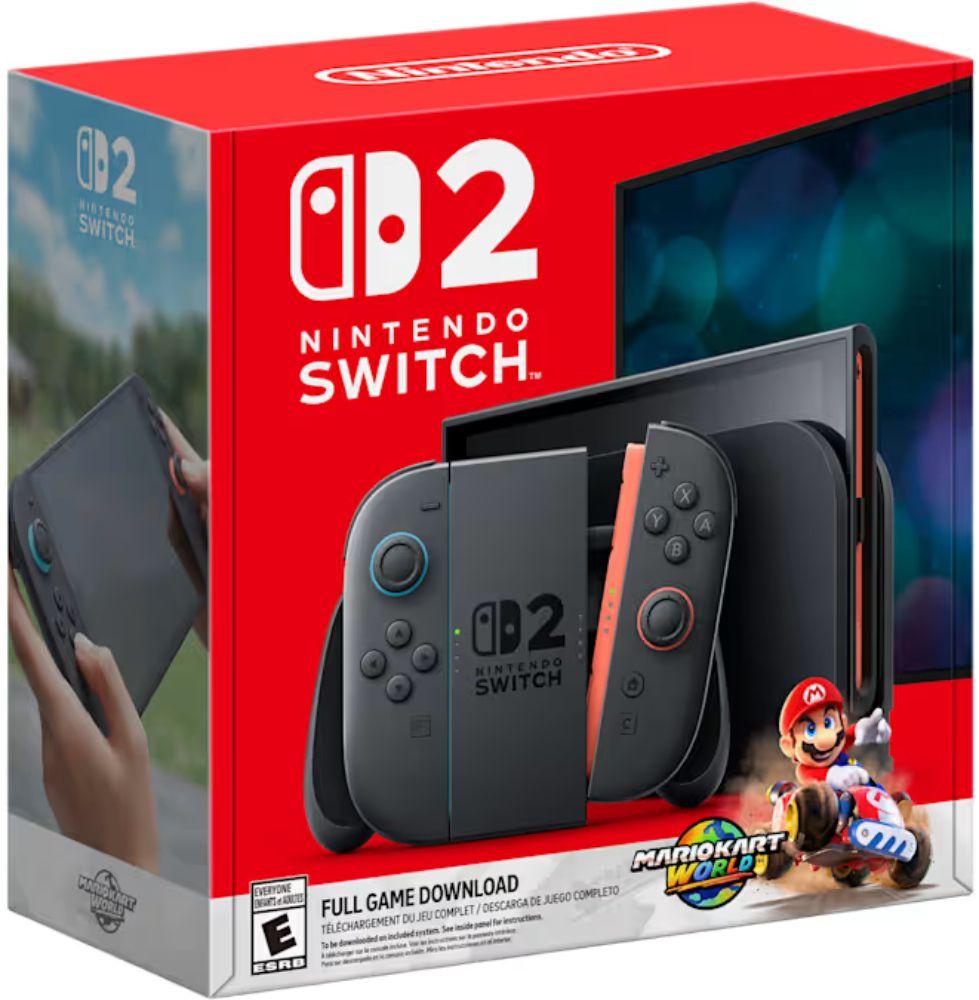 Nintendo Switch 2 Handheld Gaming Console (Bundle) - Mario Kart World Bundle