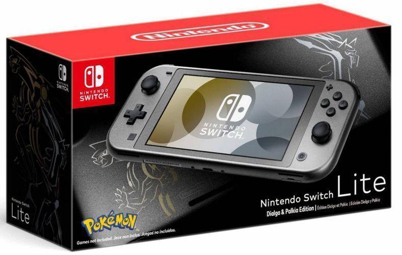 Nintendo Switch Lite Handheld Gaming Console - 32GB - Dialga & Palkia Edition