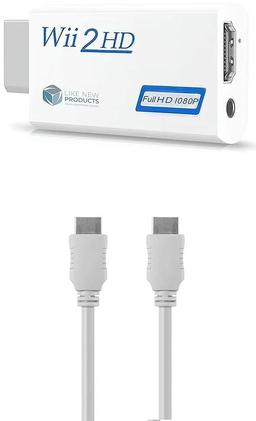 Nintendo Wii Console HDMI Bundle - White