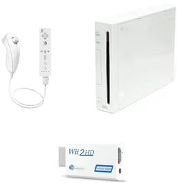 Nintendo Wii Console HDMI Bundle - White
