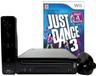 Nintendo Wii Console with Just Dance 3 Bundle - Black