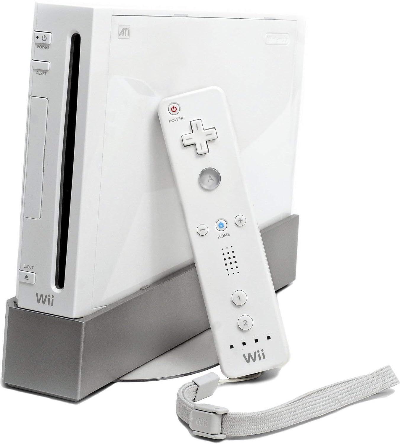 Nintendo  Wii Console with Wii Play Bundle - White - Excellent