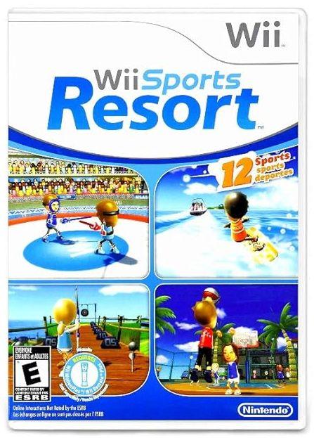 Nintendo Wii Console with Wii Sports Resort - Black